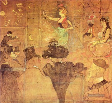  9 - Stand von Goulue an der Foire du Trone die maurische Tanz 1895 Toulouse Lautrec Henri de